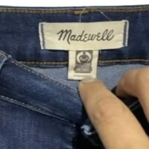 Madewell  Women's High Rise Curvy Fit Skinny Leg Denim Jeans Blue Size S