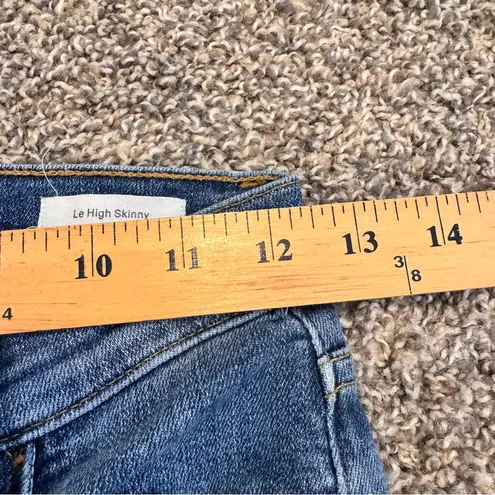 frame denim  Le High Skinny Blue Jeans Women’s 25 Classic Fall Casual Zip Fly