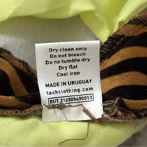 Tach Anthropologie Women’s Size XS Tan Black Zebra Rumba Velvet Pants