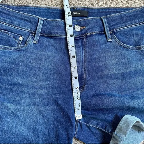 🦋 Mavi Highrise Denim Cuffed Shorts Size 12 Casual Blue