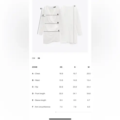 ZARA pocket front short sleeve mini dress