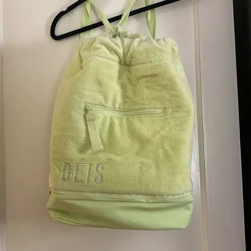 BEIS Terry Backpack Cooler, Citron