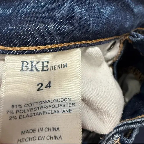 BKE Billie High Rise Slim Fit Jeans Women’s Size 24 Classic Blue Stretch Denim