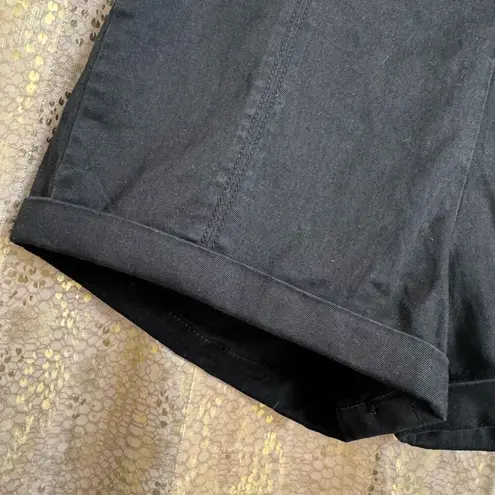Vintage 2000s Bullhead Denim Black High Rise Pull On Short Shorts 9 NWT Size undefined