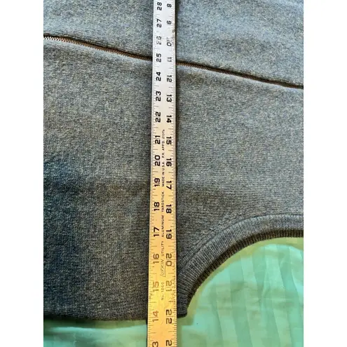 Woolrich Sweater Vest Womens L Blue Lambswool Full Zip Grazing Sheep Cottagecore