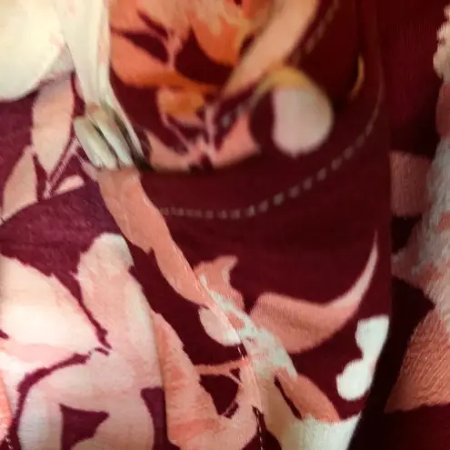 Chelsea28 NWT Floral Print Midi Skirt Pink Small