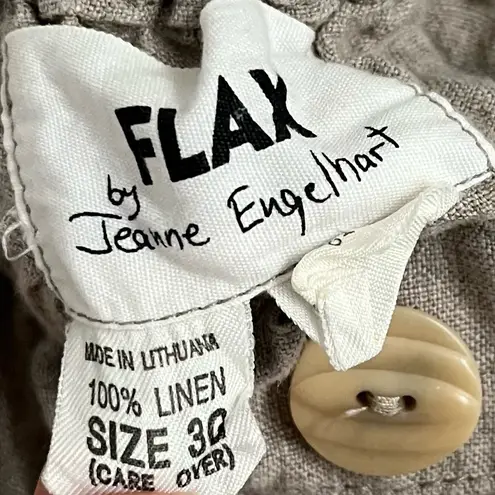 Flax • Taupe Linen Maxi Skirt