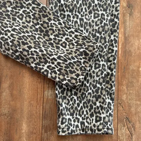 American Eagle  Leopard Print High Rise Jeggings Next Level Stretch Skinny Sz 22