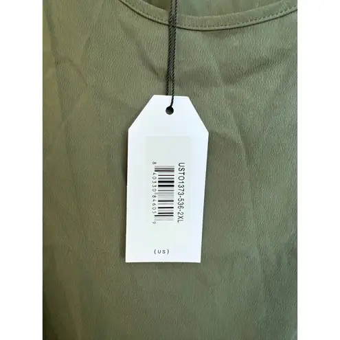 Universal Standard ‎ Cooling Stretch Cupro Green Tank Size 2XL (fits 5X) NWT