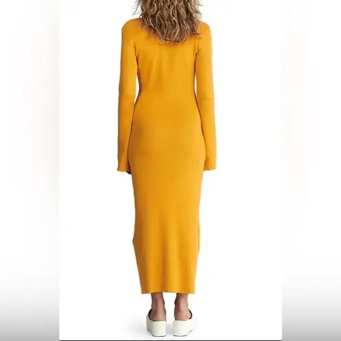 Charlie Holiday Mahalia Knit Dress Golden Size Small NWT
