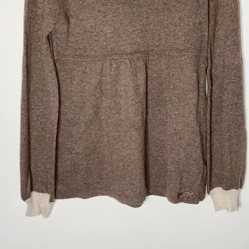 BCBGMAXAZRIA  Y2K layered look babydoll sweater size M