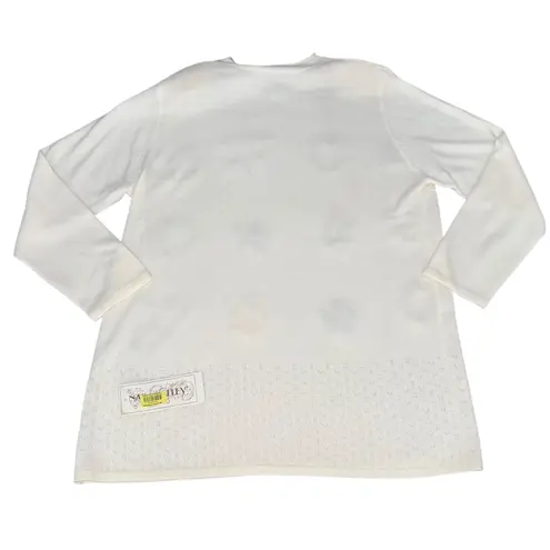 VTG Napa Valley NWT Ivory Christmas Holiday Embroidered Blur Sweater Size L White Size L - Image 7