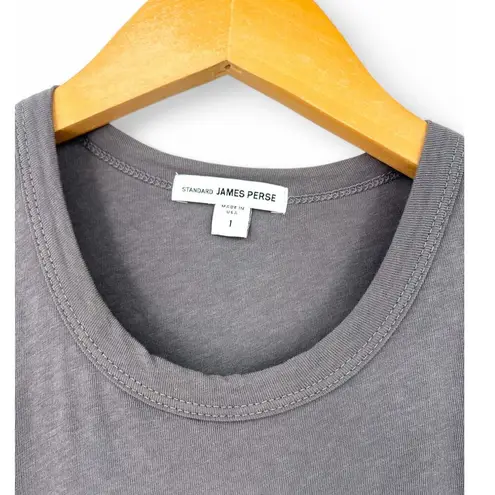 James Perse Standard S / 1 Ruched Tank Dress Sleeveless Midi Pullover Pencil