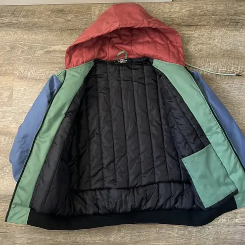 Unisex Linda Finegold A**HOLES LIVE FOREVER ALF Hooded Bomber Jacket Size Small Blue