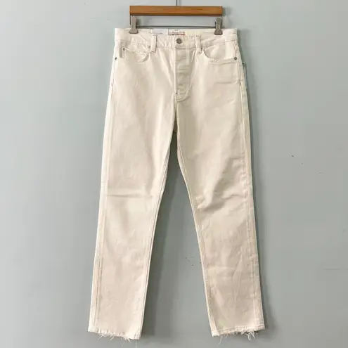 Guess NWT  Girly High Rise Straight Leg White Horse Jeans