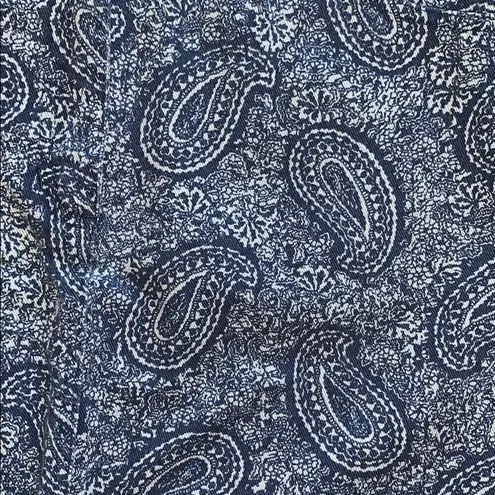 Jones Wear SPORT blue paisley jean skirt 4