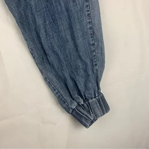 Soft Surroundings size small pull on embroidered capris cropped harem jeans