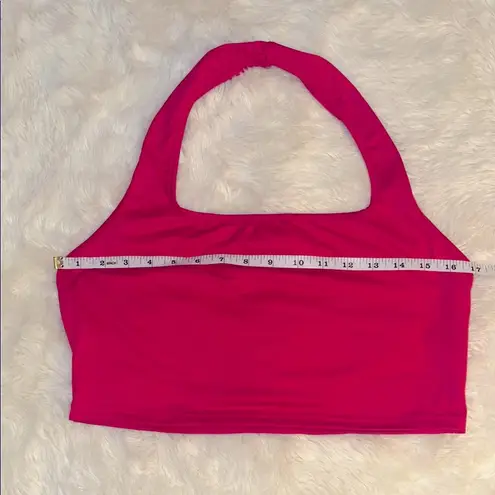 Y2K red halter top Size L