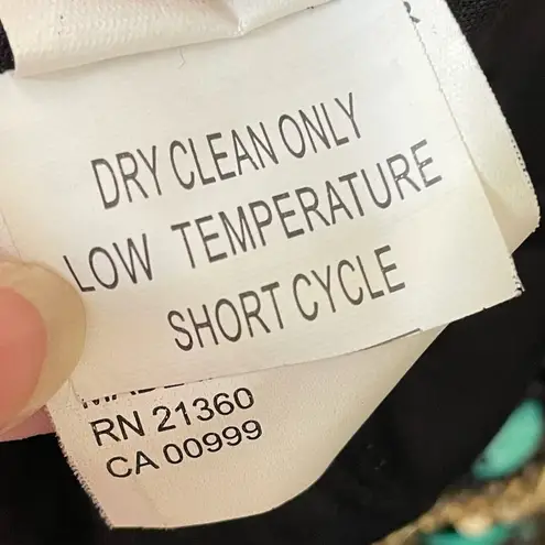 Mori Lee Black Beaded Mermaid Gown Size 0