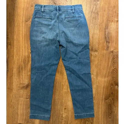 NWT J.Crew Cropped Lightweight Denim Spring Blue Wash Size 26