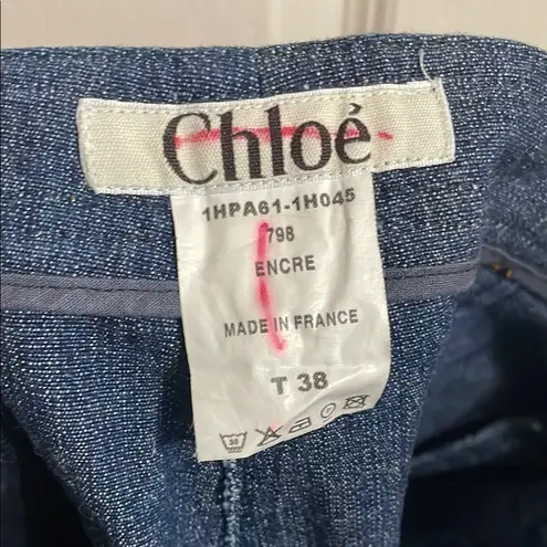Chloé 💖 Vintage Chloe Straight Leg Jeans w/Chain Detail