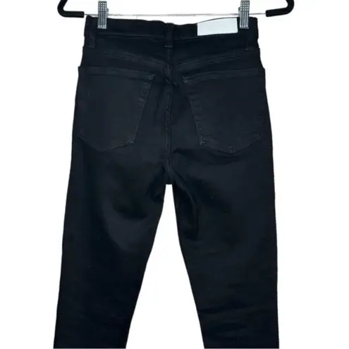 RE/DONE 90’s Originals High Waist Ankle Crop Jeans Black Size 26
