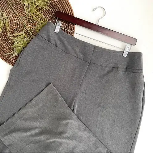 Lane Bryant  Womens Pants Slacks Gray Wide Leg Trouser Career Plus 14