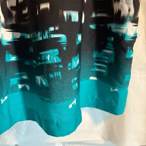 Motherhood Maternity Summer Short Dress Size Large Quarter Zip Lightweight Teal