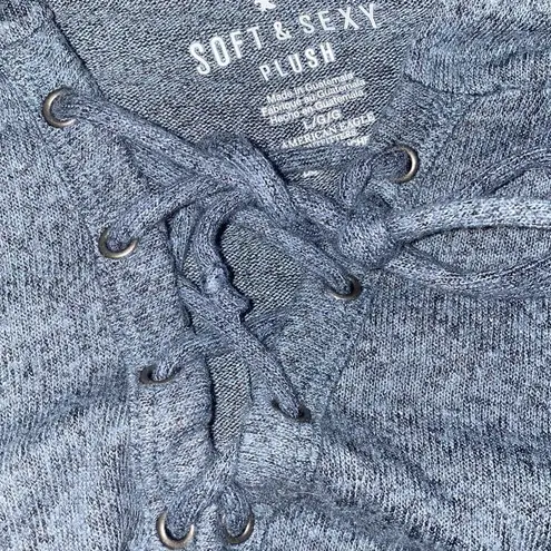 American Eagle ✨ AE SOFT & SEXY PLUSH LACE-UP HOODIE✨