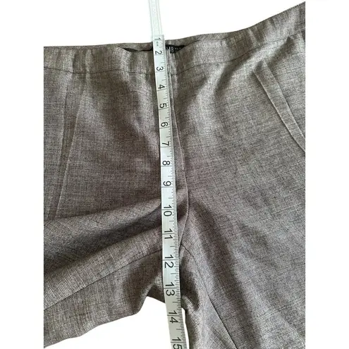 Lafayette 148 New York Womens Wool Blend Gray Wide-Leg Trousers Size 16 Office