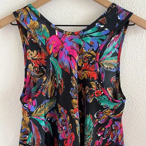 Roberta Oaks Hawaii Art To Wear Aloha Floral Dress Made in Hawaii Medium