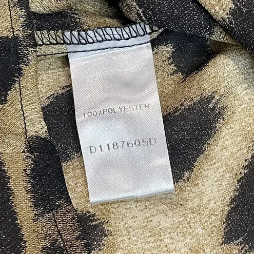 Outrageous Fortune Lace Trim Cami Animal Print