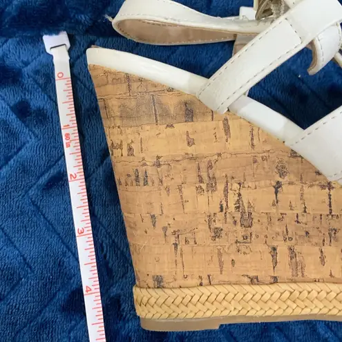 Call it spring ❤Z01- white cork heel wedges - Image 7