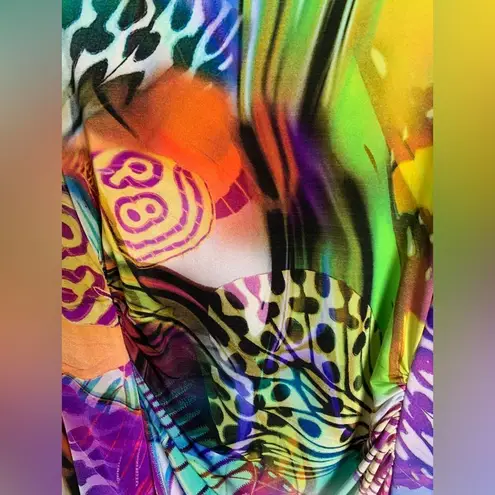 Jane Lushka: A playful, colorful dress adds a fun and vibrant touch to your outf Purple Size XL - Image 5