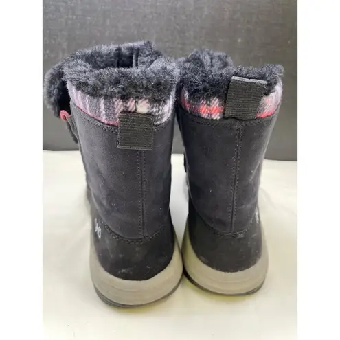 Ryka Alyssa Women's Black Fabric/Fur Ankle Boots / Shoes Size 10W SKU 5813