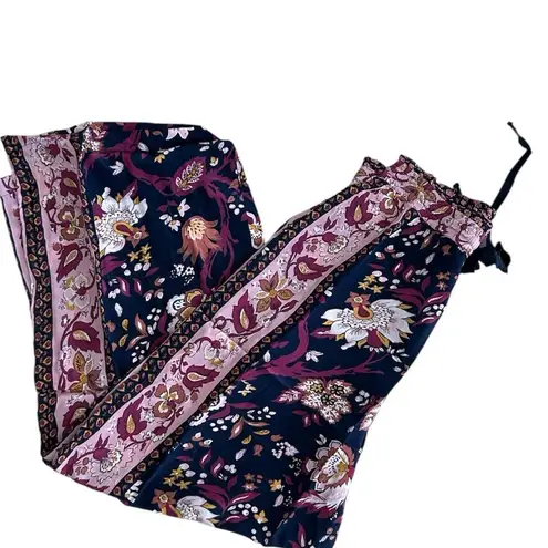 Sundance Blossom And Beauty Pajama Bottoms lightweight PJ bottoms, Small, NWT