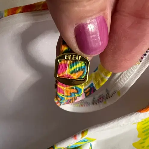 Bleu Rod Beattie 🌺 Floral Halter Tankini Top – Size 14 🌺