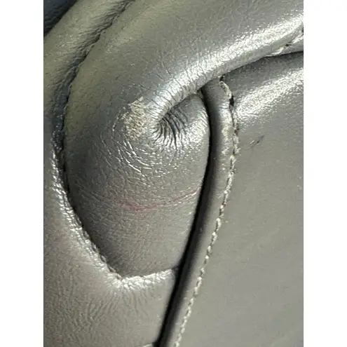 Saint Laurent Medium Loulou Quilted Leather Bag in Storm w/Silver Hardware