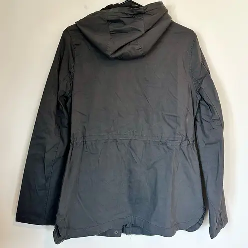Women's Charcoal Eden Society Holly Contrast Hood Cargo Utility Jacket