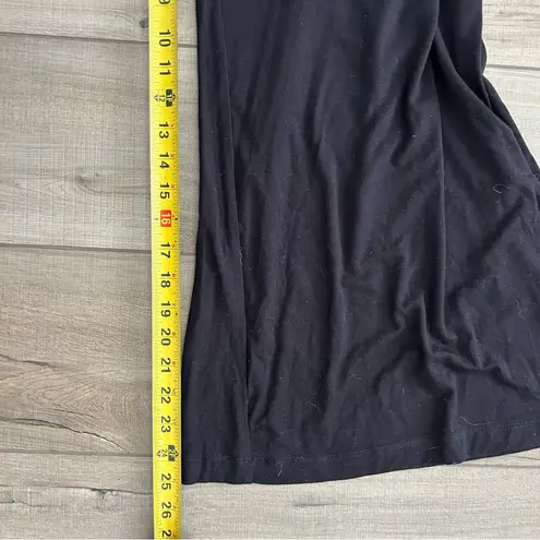 Betabrand Black Day to Night Wide Leg Cap Sleeve Jumpsuit L