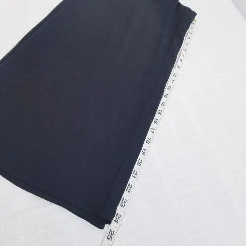 Oak + Fort Black Wide Leg High Rise Pants