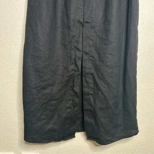 DISSH Roberts Linen Midi Skirt black US 4