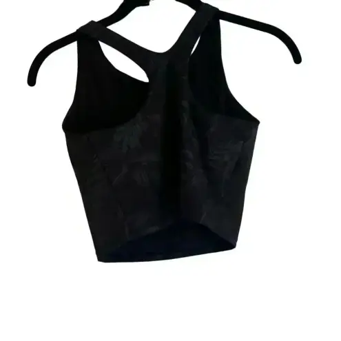 Mono B Palm‎ Leaf Sports Bra Size S B32 Black