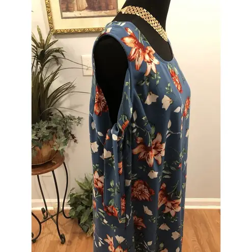 Attention Summer Women's Dresses Size XL Cottagecore Ties Sleeveless Romantic