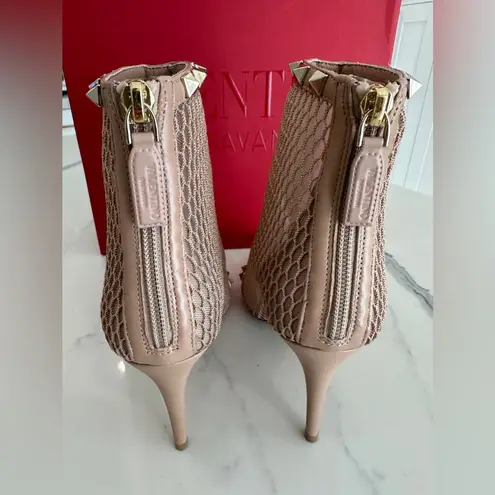 Valentino Garavani Alcove Mesh Rockstud Booties