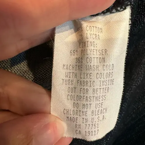 Betsey Johnson Vintage Y2K  Strapless Denim Mini Pencil Dress with Bow Size 2 XS