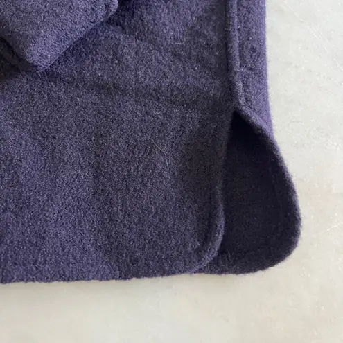 Vintage MARCONI Women's Purple Wool Open Front Cardigan Jacket Size L Size L