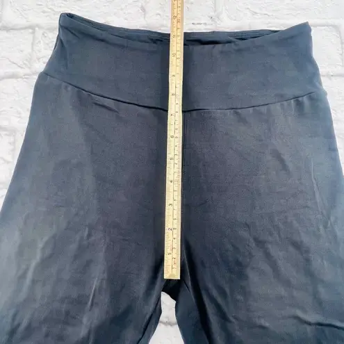 Halara  Leggings Large Midnight Blue In My Feels High Waisted Ripped 7/8 NWT