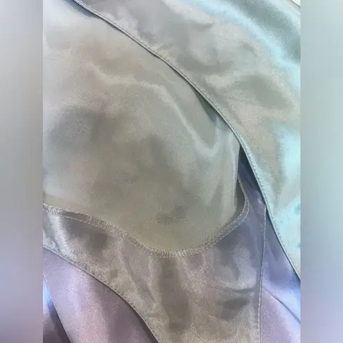 Halston Heritage HALSTON 2-PIECE SLIP NIGHTIE & ROBE SET