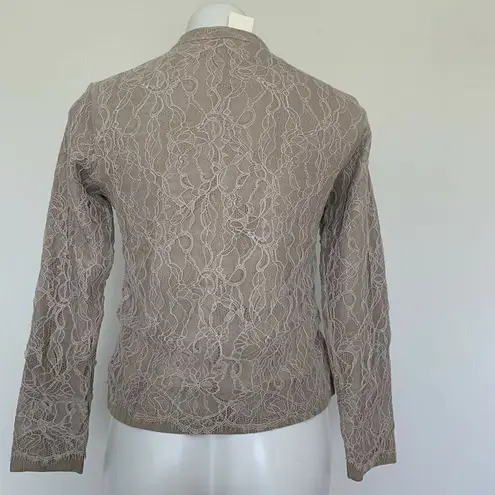 Planet Blue BLUE LIFE by Lace blazer Jacket XSMALL Beige Bohemian DRESS NEW